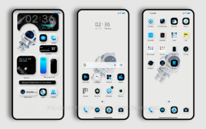 3D Astronauts MIUI Theme