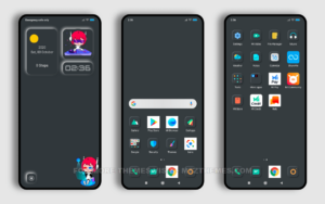 3D Black mod 20 v12 MIUI Theme