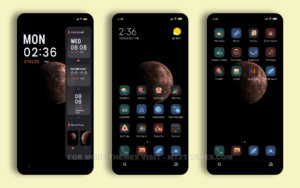 Across the planet MIUI Theme