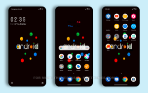 Android Q Dark MIUI Theme