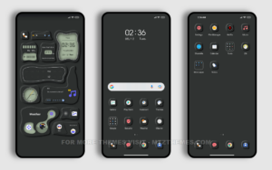 Black ink MIUI Theme