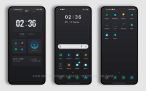 Black simplicity MIUI Theme