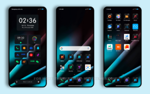 Blacks mod v12 MIUI Theme