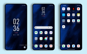 Blue Abstract MIUI Theme