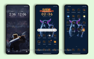 COC Night Lite MIUI Theme