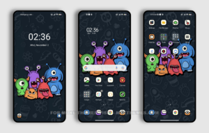 Creative monster MIUI Theme