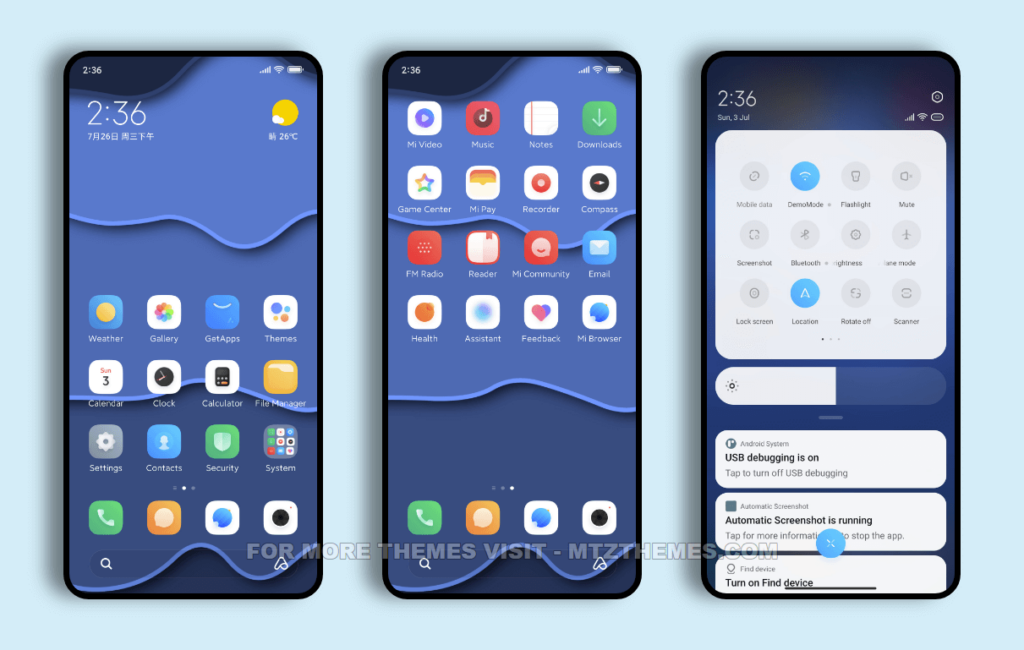 Fab UI MIUI Theme with Elegant UI Design and Awesome Charging Animation ...