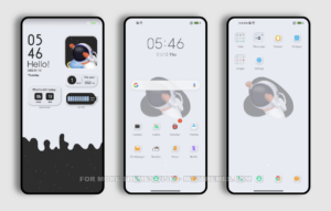 Go astronaut MIUI Theme