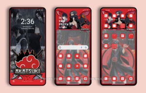 ITACHI v125 Dark MIUI Theme