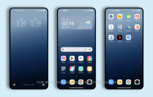 Inside Blue MIUI Theme