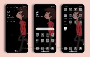 Introvert boy MIUI Theme