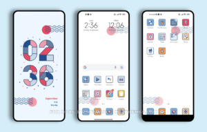 Memphis digital MIUI Theme