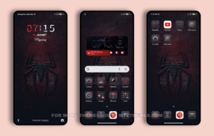 Miles Spiderman MIUI Theme