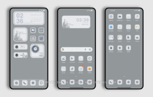 Monet Grey MIUI Theme