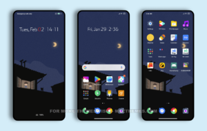 Thoughtful night MIUI Theme