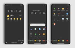 Today black MIUI Theme