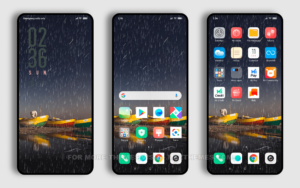 boats in the rain v12 MIUI Theme